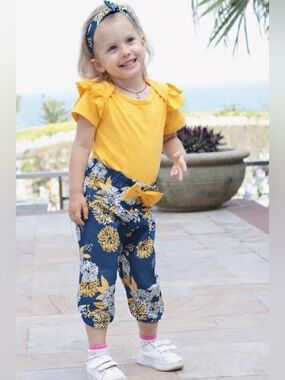 Renotemy Girl’s Silk Pants 12 Months